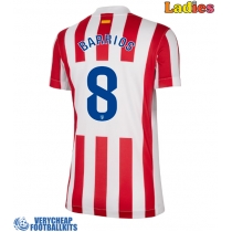 Atletico Madrid Pablo Barrios #8 Replica Home Shirt Ladies 2025-26 Short Sleeve